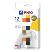 Assortiment de 12 couleurs de Pâte Fimo Soft Natural|raw }}