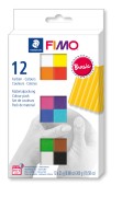 Assortiment de 12 couleurs de Pâte Fimo Soft Basic|raw }}