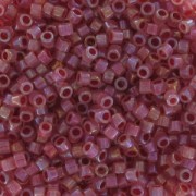 Miyuki Delica 11/0 DB1746 - Opal AB Lined Claret x8g|raw }}