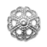 Coupelle filigranée 14 mm argenté vieilli x1