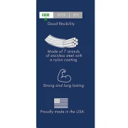 Fil Cablé 7 brins 0.30 mm - Beadalon - Doré x31 m