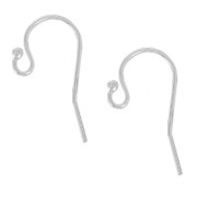Crochets d'oreilles 11.5 mm en Argent 925  x50|raw }}