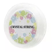 Fil élastique en silicone 1 mm Transparent x 30 m