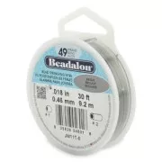 Fil Cablé 49 brins 0.46 mm - Beadalon - Acier x9,2 m