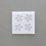 Moule silicone pour résine 63x63 mm - forme Fleur de cerisier x1