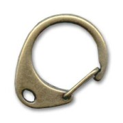Porte clés mousqueton 33 mm - Bronze x1|raw }}