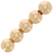 Perles rondes 6 mm - Gold filled Light (or laminé) x5|raw }}