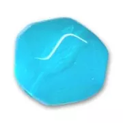 Ronde facettée 20 mm Aquamarine
