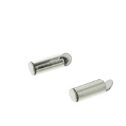 Embout pour fermoir aimanté interchangeable Hiilos 11 mm - Argenté x1