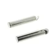 Embout pour fermoir aimanté interchangeable Hiilos 20 mm - Argenté x1