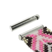 Embout pour fermoir aimanté interchangeable Hiilos 20 mm - Argenté x1