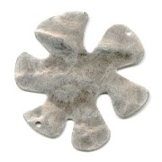 Intercalaire design 2 trous 36 mm argenté vieilli x1