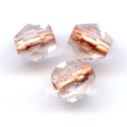Facettes 3 mm Crystal Copper Lined x50