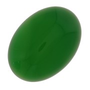 Cabochon ovale 18x13 mm Agate teintée Vert x1|raw }}