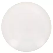 Cabochon rond 15 mm en Nacre - Blanc x1