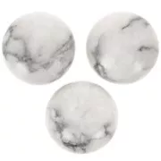 Cabochon rond 15 mm Howlite