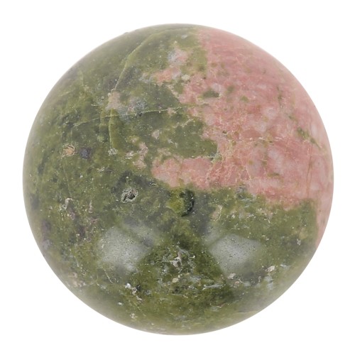 Cabochon rond 15 mm Unakite