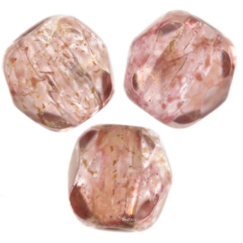 Facettes 3 mm Rosaline Terracotta Red x50