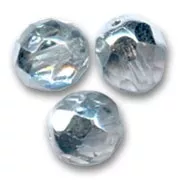 Facettes 8 mm Crystal Argent x20