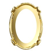 Serti griffe pour cabochon PureCrystal 4120 14x10 mm - Doré x1