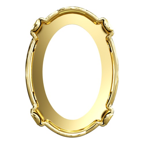 Serti griffe pour cabochon PureCrystal 4120 14x10 mm - Doré x1