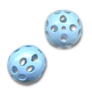 Boule filigranée 18 mm Bleu ciel x1|raw }}