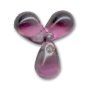 Mini-Gouttes 4x6 mm Medium Amethyst x50