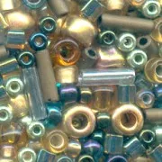 Mix de rocailles Toho TX-3220 - Raiden Gold/Green/Blue Mix x10g