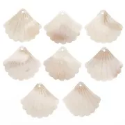 Pendentif Nacre Coquillage - 42x48.5 mm pour la création de bijoux fantaisie x1
