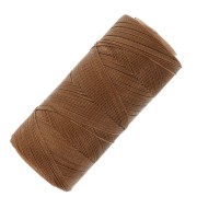 Bobine de fil ciré Linhasita pour micro macramé 0.5 mm - Marron Terre (666) x335m|raw }}