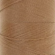 Bobine de fil ciré Linhasita pour micro macramé 0.5 mm - Marron Terre (666) x335m