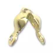 Cache noeuds 2 anneaux 4 mm doré à l'or fin x100