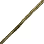 Mini rondelles facettées imitation hématite 2 mm Golden x40 cm