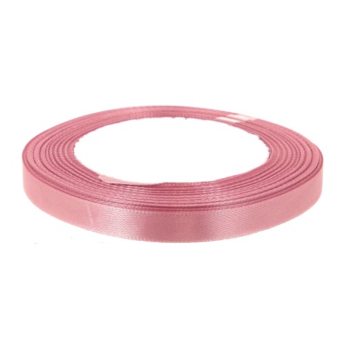 Ruban Satin 10 mm Vieux rose x 20 m