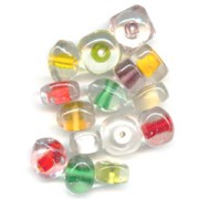 Assortiment de perles Crystal centre coloré x50g|raw }}