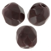 Facettes 4 mm Opaque Cocoa Brown x50|raw }}