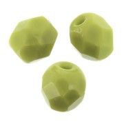 Facettes 4 mm Opaque Olivine x50