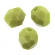 Facettes 4 mm Opaque Olivine x50