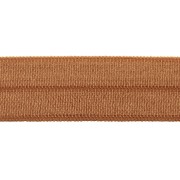Ruban élastique satin effet brillant 15 mm - Terracotta x 1m