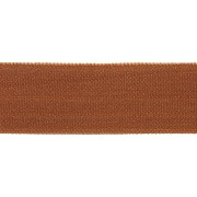 Ruban élastique satin effet brillant 15 mm - Terracotta x 1m