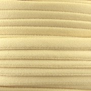 Cordon élastique uni 5 mm - Vanille x 1 m