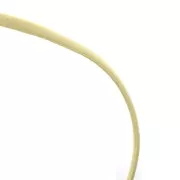 Cordon élastique uni 5 mm - Vanille x 1 m