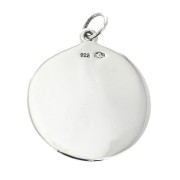 Pendentif médaille travaillée motif croix 19.5 mm en Argent 925 x1