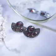 Cabochon PureCrystal 1088 8 mm Crystal Lotus Pink DeLite x1