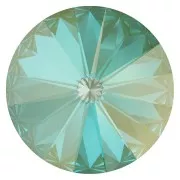 Cabochon PureCrystal 1122 Rivoli 12 mm Crystal Silky Sage DeLite x1