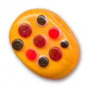 Palet ovale 18x27 mm Orange x1|raw }}