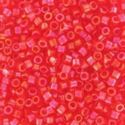 Miyuki Delica 11/0 DB0159 - Opaque Vermillion Red AB x8g