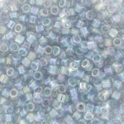 Miyuki Delica 11/0 DB0110 - Transparent Light Marine Blue Gold Luster x8g|raw }}