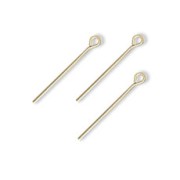 Clous tête ronde 25.4x0.5 mm Gold filled (or laminé)  x10|raw }}
