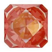 Cabochon Carré PureCrystal 4499 10 mm Crystal Orange Glow DeLite x1